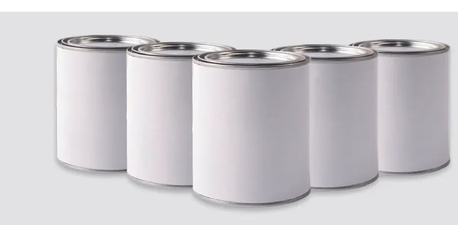 Paint cans for cabinet box coverage