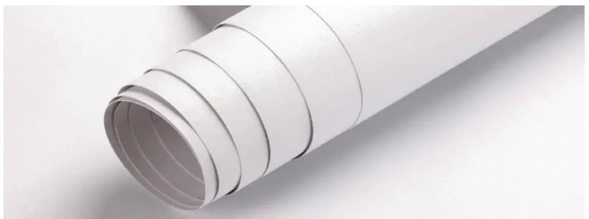 A roll of Qwikkit peel and stick cabinet film
