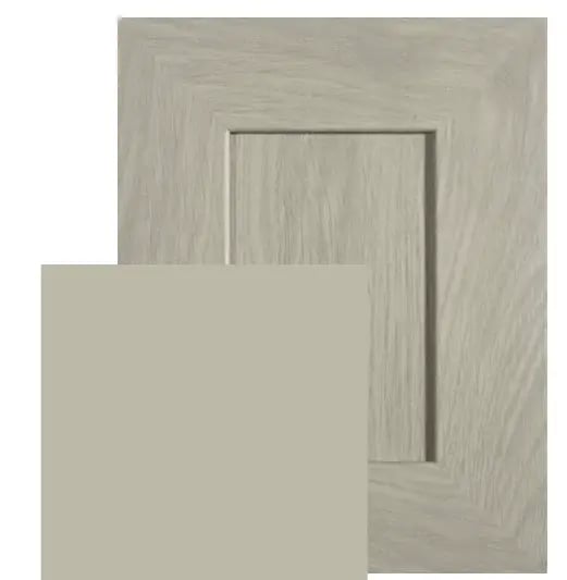 Nimbus Oak wood grain door with its color-matched cabinet box paint