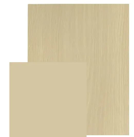 Wheat Oak wood grain door with its color-matched cabinet box paint