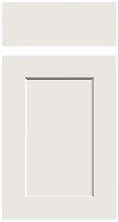 Shaker Oxford door and drawer front in Frost
