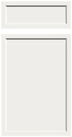 Shaker Tailored door and drawer front in Powder