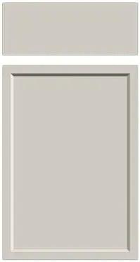 Tailored door and drawer front in Haze