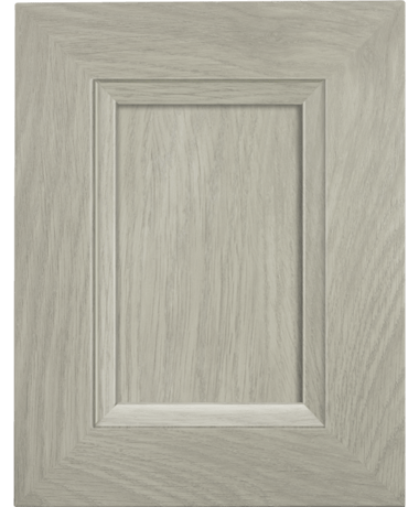 DuraBuild Shaker Slide door in Nimbus Oak