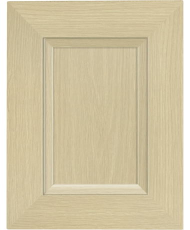 DuraBuild Shaker Slide door in Wheat Oak