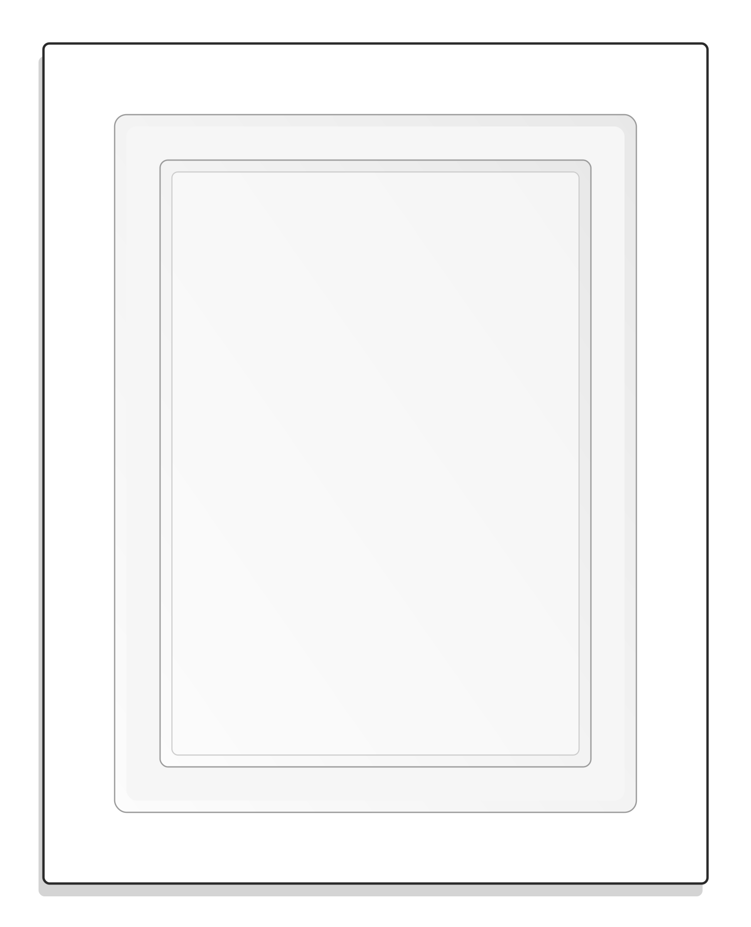 Shaker Beveled door style